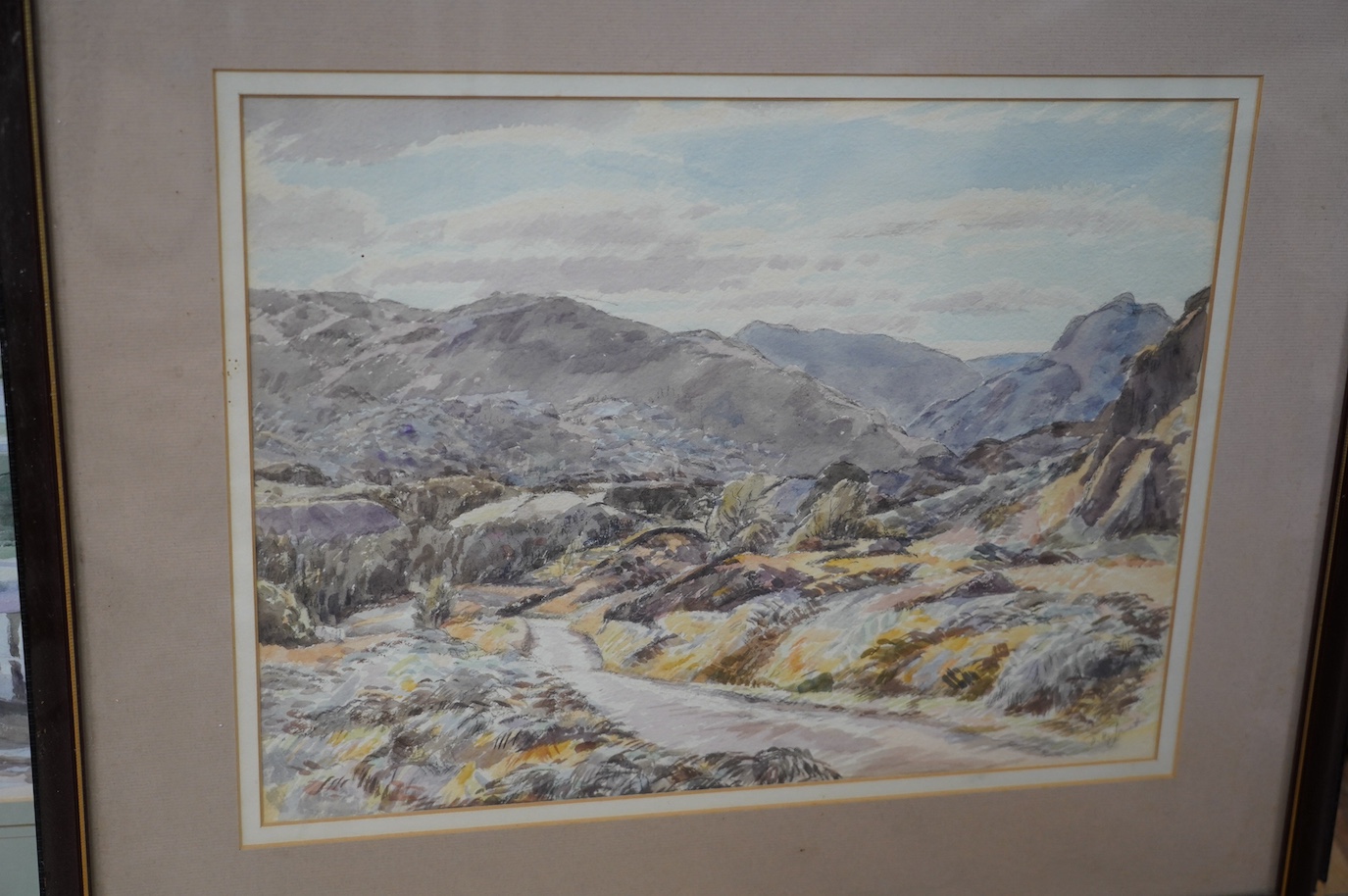 Percy Hague Jowett (1882-1955), four watercolours, Landscapes, one dated 1926, 30 x 42cm. Condition - fair